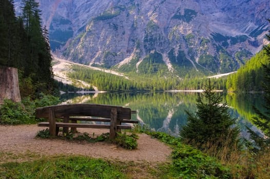 Prague Wild Lake in the Dolomites - Lake Pragues in Dolomites