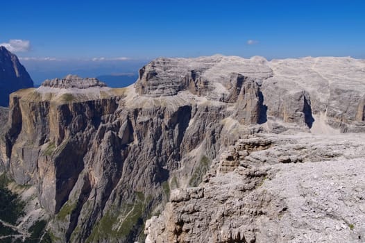 Sella Gruppe in Dolomiten,italienische Alpen - Sella group in Dolomites,italian Alps