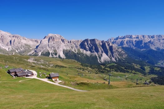 Sella Gruppe in Dolomiten,italienische Alpen - Sella group in Dolomites,italian Alps