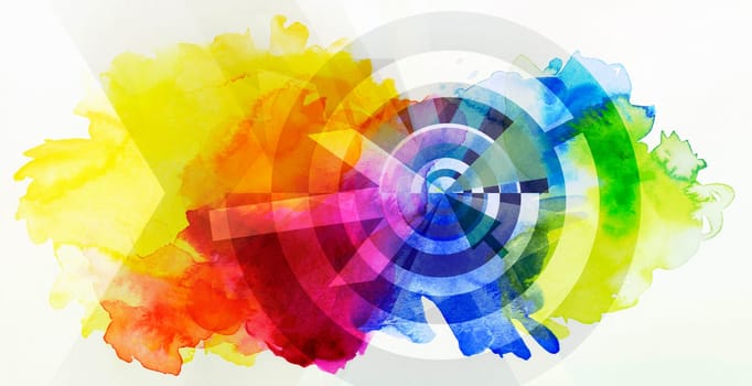 abstract target arrows colors concept background