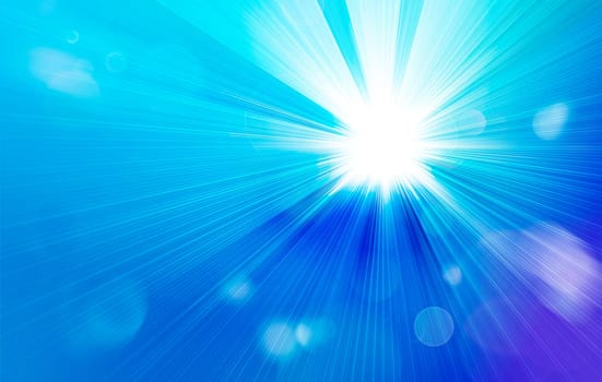 sunlight sky bokeh radiate graphic