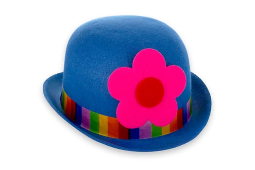 Funny hat exposed on white background