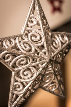Christmas Star - Decorative Background,Abstract,copyspace