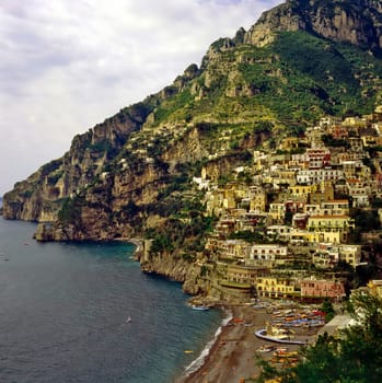 Positano on Amalfi Coast, Italy