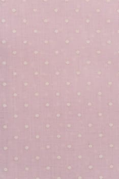 Pink and white spot pattern fabric can be used for background.
