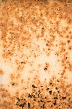 Rusted grunge corrugated metal background texture