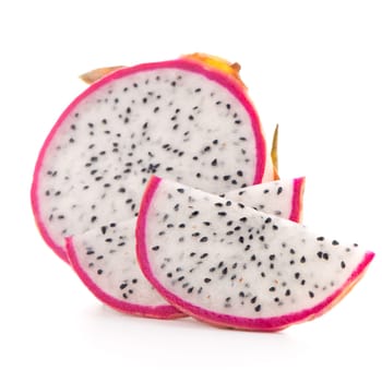 Pitaya or Dragon Fruit isolated on white background.