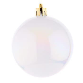White Christmas bauble on white background