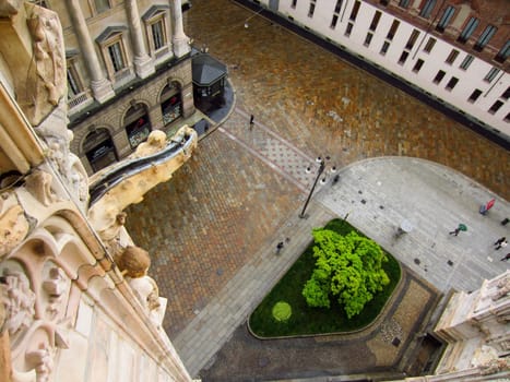 View of Milan from Cathedral roof
