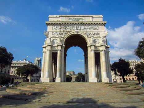 Arch to the Fallen in Genoa, Italy