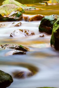 The Huangsi River bed with nice water in Taipei, Taiwan