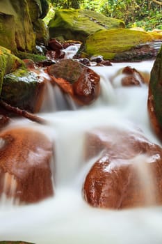 The Huangsi River bed with nice water in Taipei, Taiwan