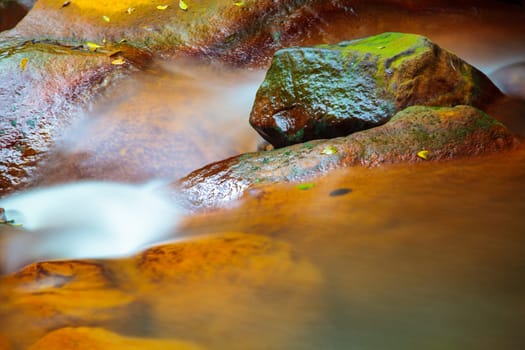 The Huangsi River bed with nice water in Taipei, Taiwan