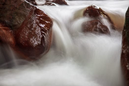 The Huangsi River bed with nice water in Taipei, Taiwan