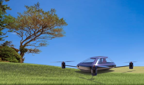 The most advanced four-axis manned vehicles powered by elec