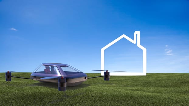 The most advanced four-axis manned vehicles powered by elec