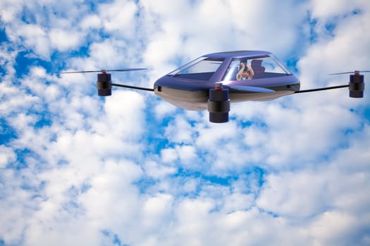 The most advanced four-axis manned vehicles powered by elec