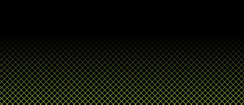 Black wide background and grid pattern green with gradient