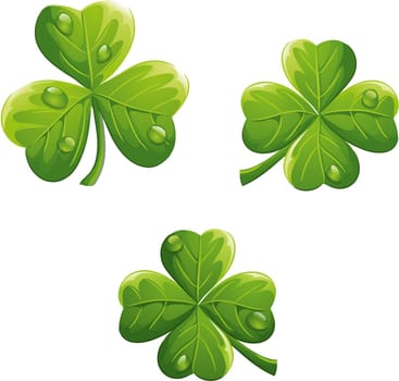 vector object to the St. Patricks Day Clover