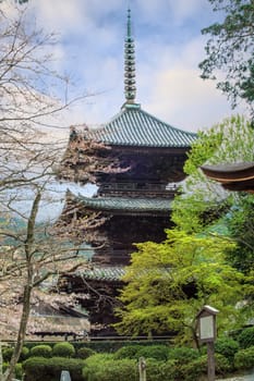 The Image of beautiful sakura seasnon in Kyoto, Japan