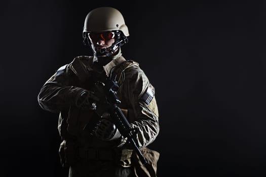 Green Berets US Army Special Forces Group soldier studio shot