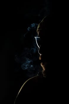Green Berets US Army Special Forces Group soldier smoking