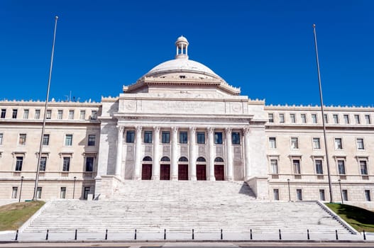 Capitol building in San Juan, Puerto Rico.