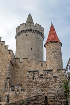 Medieval Kokorin castle in the Czech Republic.
