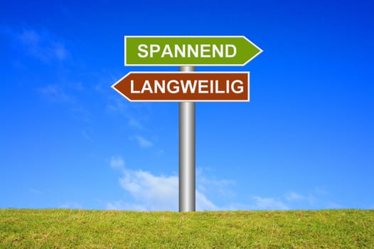 Signpost: Exciting or boring