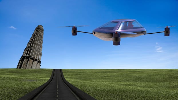 The most advanced four-axis manned vehicles powered by elec