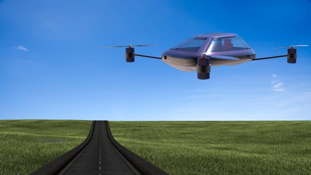 The most advanced four-axis manned vehicles powered by elec