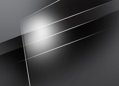 Monochromatic Gray Background with Surfaces and White Lines