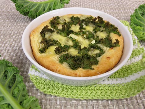 Kale pizza
