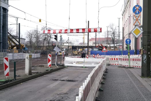 Preparations for the construction of the City Tunnel in Magdeburg
