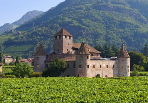 Bolzano in South Tyrol Maretsch Castle - Bolzano in Alto Adige,the Maretsch Castle