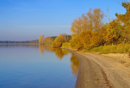 Spremberg Reservoir - Spremberg lake in Brandenburg