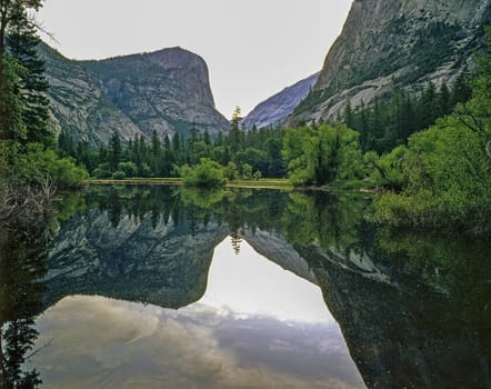 Mirror Lake in Yosemite National Park, California
