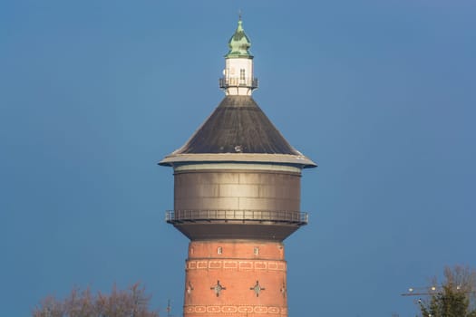 Old water tower on Steeger Straße in Velbert,Germany.