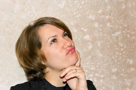 Photo of young woman with brown hair