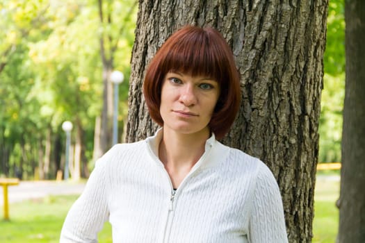 Photo of beautiful woman with brown hair
