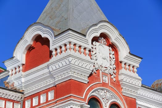 Image of detail theatre with Samara blazon