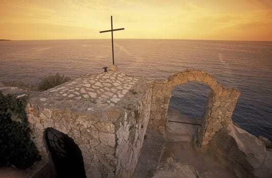 the Kap Kaliakra on the blacksea coast near the town of Balcik in Bulgaria in east Europe.