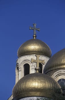 the Cathedral in the city centre of Varna on the Blacksea in Bulgaria in east Europe.