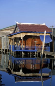 a fishing village near the Town of Sihanoukville in cambodia in southeastasia.