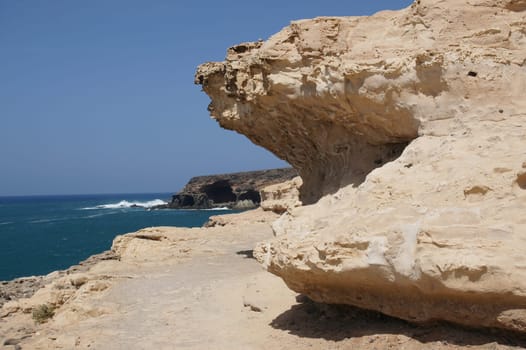 Rocky coast near Ajuy
