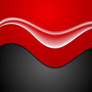 Abstract contrast waves background. Vector design