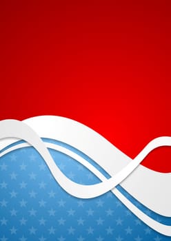 Abstract Independence Day vector background