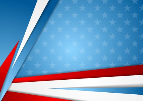 Abstract Independence Day vector background