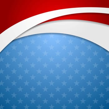 Abstract Independence Day vector background