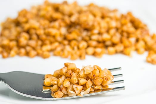Buckwheat cooked,whole